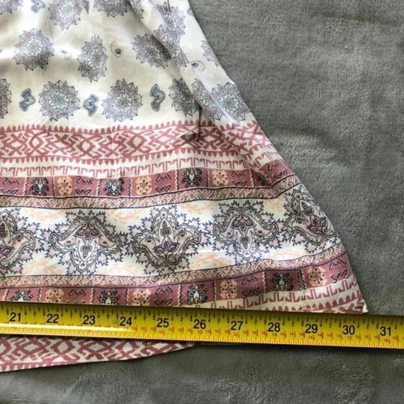 Garage Summer Spaghetti Strap Lightweight Patterned Dress Size Large - Picture 12 of 12